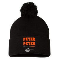 Peter Peter IM With The Pumpkin Halloween Costume Pom Pom 12in Knit Beanie