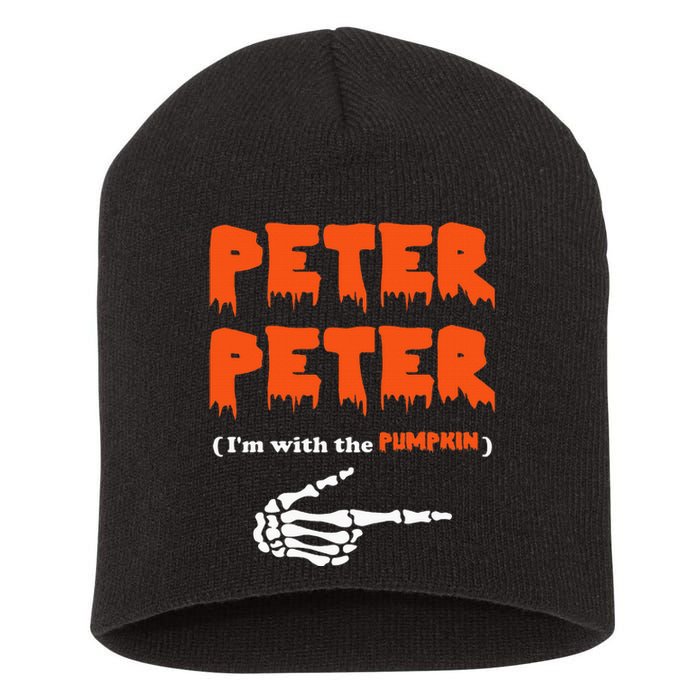 Peter Peter IM With The Pumpkin Halloween Costume Short Acrylic Beanie