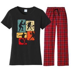 Pickleball Women's Flannel Pajama Set