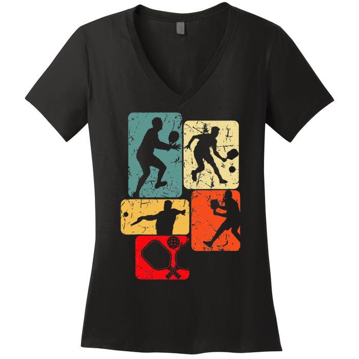 Pickleball Women's V-Neck T-Shirt