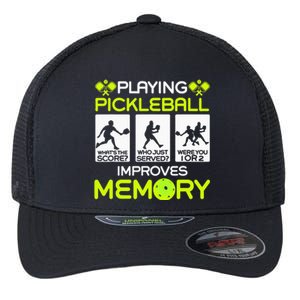 Playing Pickleball Improves Memory Dink Player Flexfit Unipanel Trucker Cap