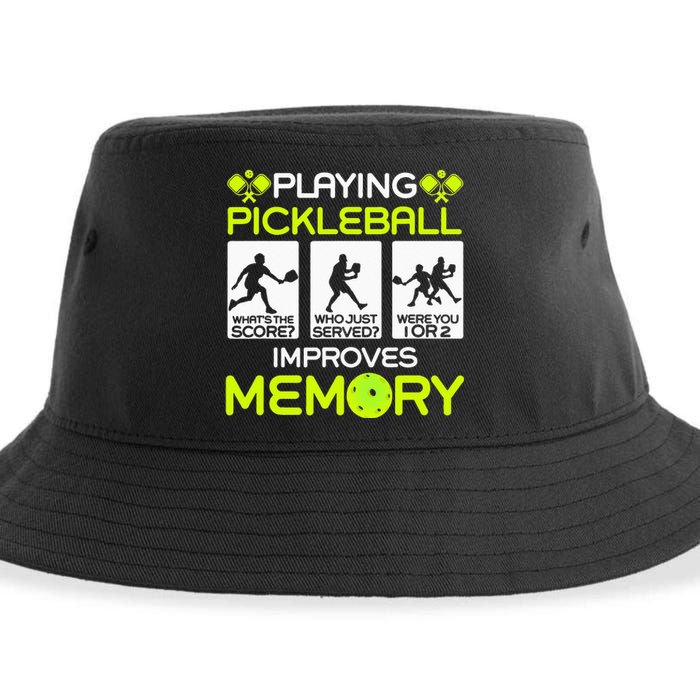 Playing Pickleball Improves Memory Dink Player Sustainable Bucket Hat