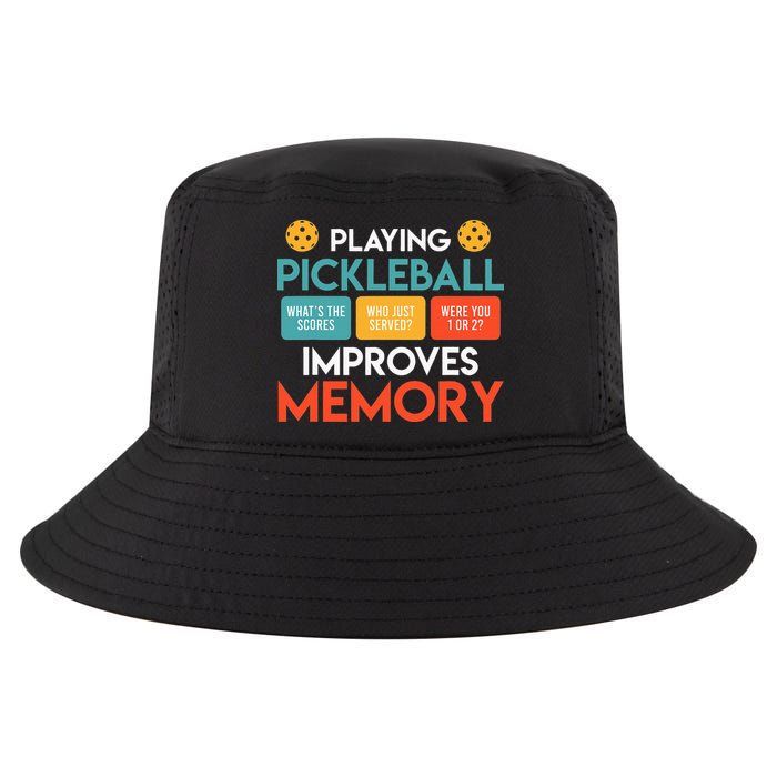 Playing Pickleball improves memory Pickleball Cool Comfort Performance Bucket Hat