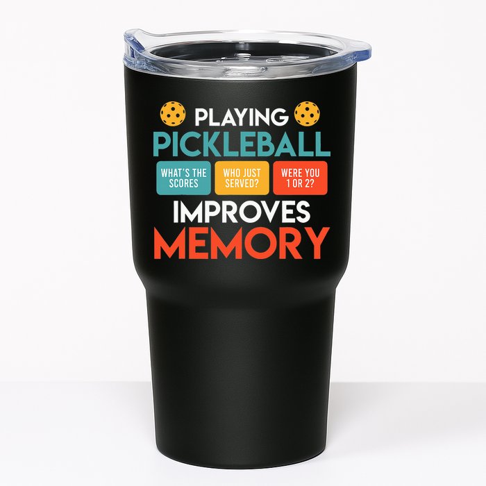 Playing Pickleball improves memory Pickleball Tumbler