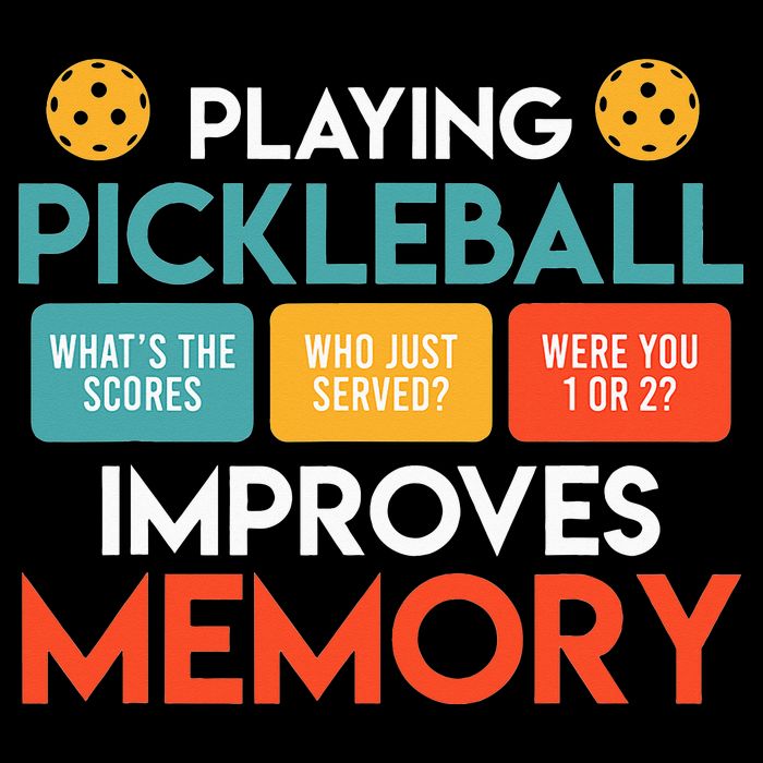Playing Pickleball improves memory Pickleball Mousepad
