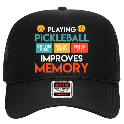 Playing Pickleball improves memory Pickleball Trucker Hat