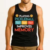 Playing Pickleball improves memory Pickleball Tank Top
