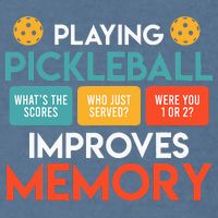 Playing Pickleball improves memory Pickleball Garment-Dyed Sweatshirt