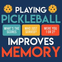 Playing Pickleball improves memory Pickleball Infant Baby Jersey Bodysuit