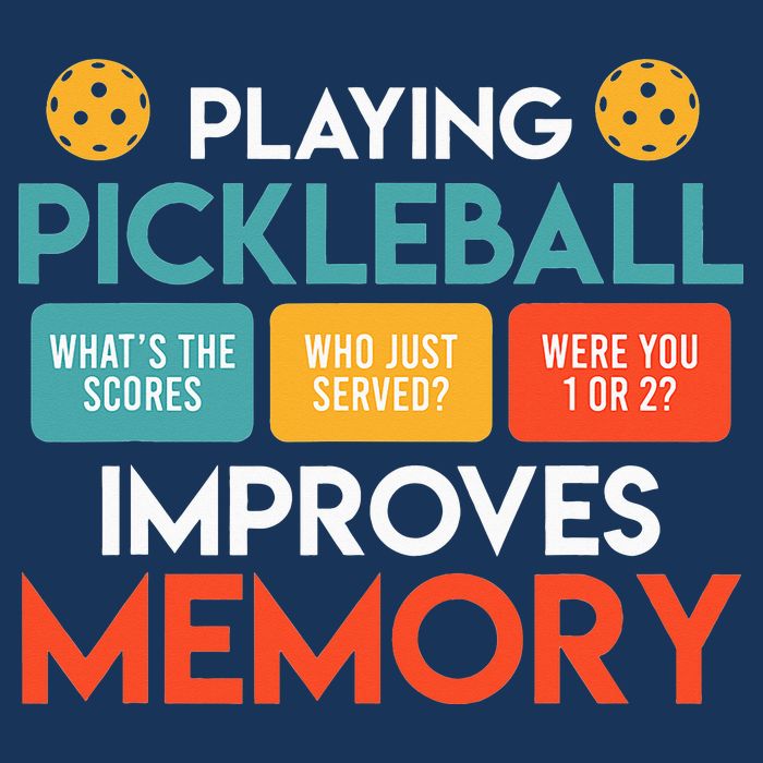 Playing Pickleball improves memory Pickleball Infant Baby Jersey Bodysuit