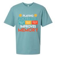 Playing Pickleball improves memory Pickleball Sueded Cloud Jersey T-Shirt