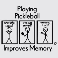 Playing Pickleball Improves Memory Womens Funnel Neck Pullover Hood