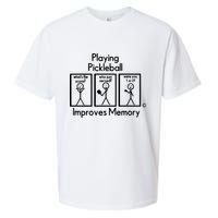 Playing Pickleball Improves Memory Sueded Cloud Jersey T-Shirt
