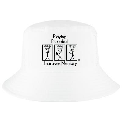 Playing Pickleball Improves Memory Cool Comfort Performance Bucket Hat