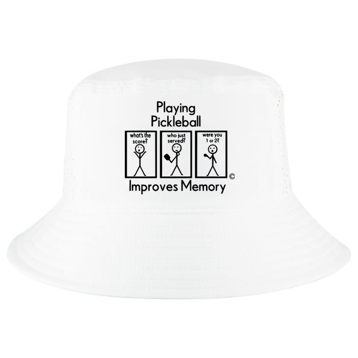 Playing Pickleball Improves Memory Cool Comfort Performance Bucket Hat