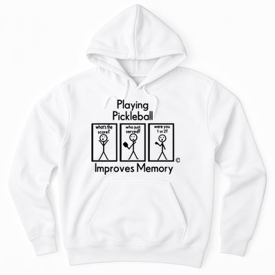Playing Pickleball Improves Memory Hoodie