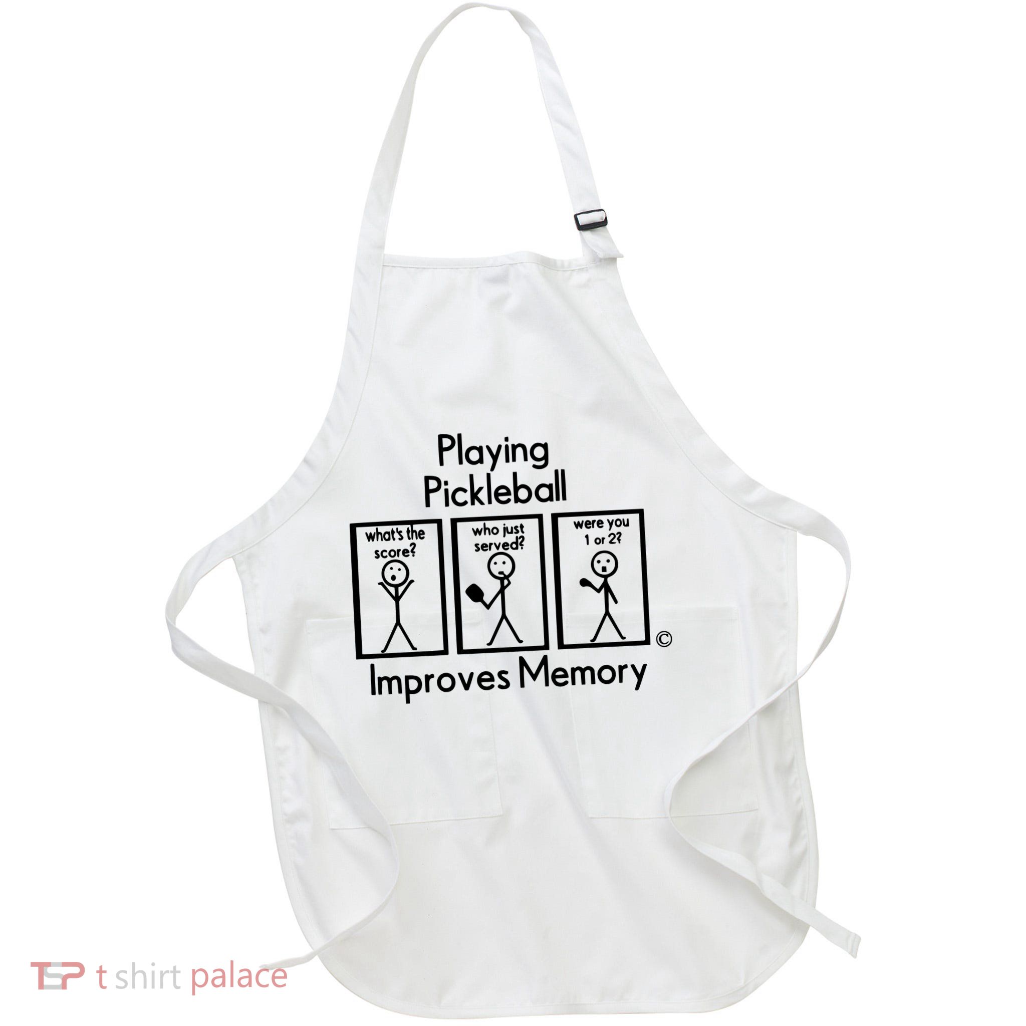 Playing Pickleball Improves Memory Full-Length Apron With Pockets