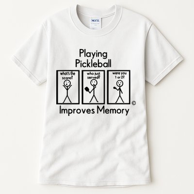 Playing Pickleball Improves Memory Tall T-Shirt