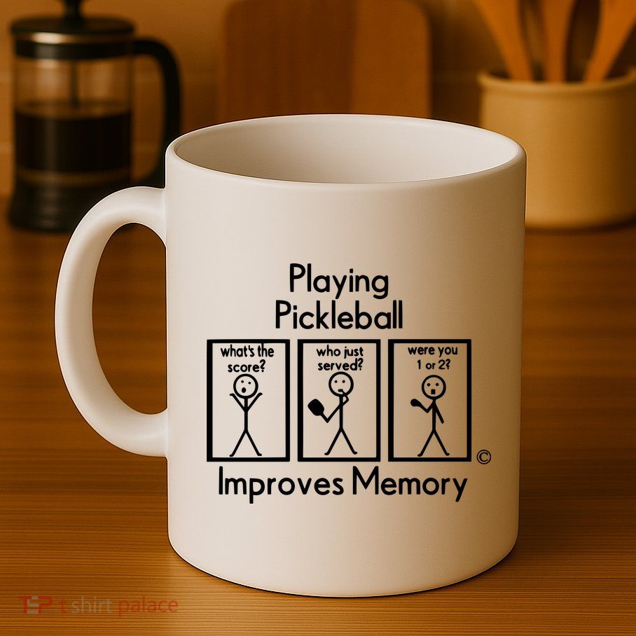 Playing Pickleball Improves Memory Mug