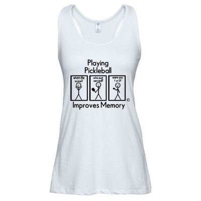 Playing Pickleball Improves Memory Ladies Essential Flowy Tank