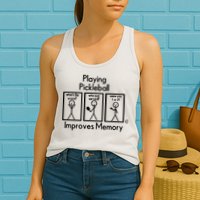 Playing Pickleball Improves Memory Womens Tank Top