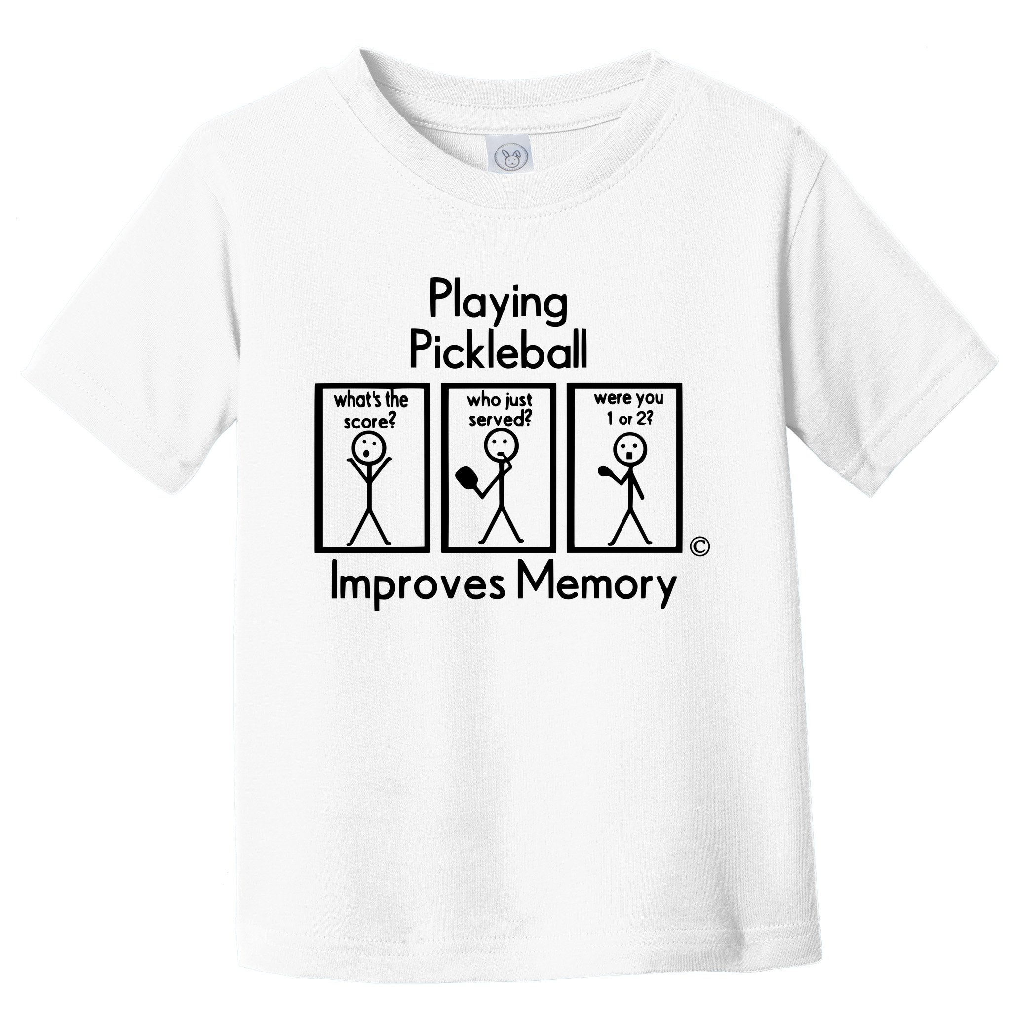 Playing Pickleball Improves Memory Toddler T-Shirt