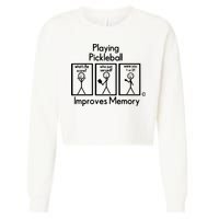Playing Pickleball Improves Memory Cropped Pullover Crew