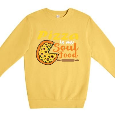 Pizza Pizza Is My Soul Food Pizza Premium Premium Crewneck Sweatshirt