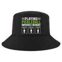 Playing Pickleball Improves Memory Funny Pickleball Cool Comfort Performance Bucket Hat