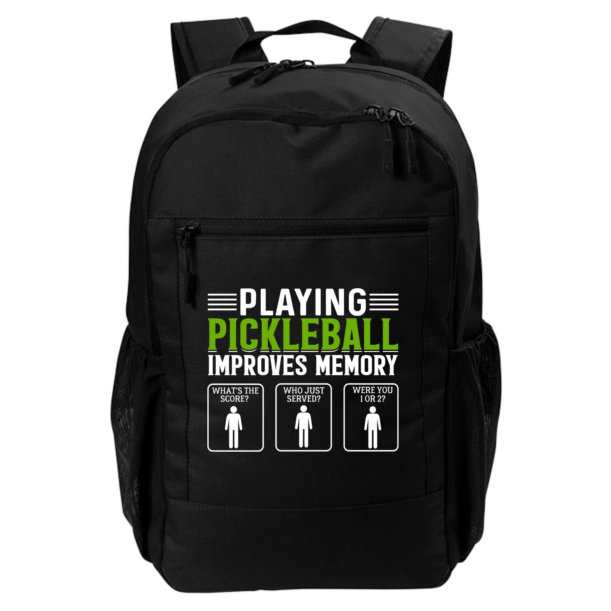 Playing Pickleball Improves Memory Funny Pickleball Backpack