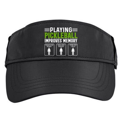 Playing Pickleball Improves Memory Funny Pickleball Adult Drive Performance Visor