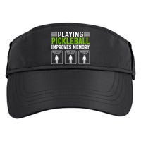 Playing Pickleball Improves Memory Funny Pickleball Adult Drive Performance Visor