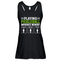 Playing Pickleball Improves Memory Funny Pickleball Ladies Essential Flowy Tank