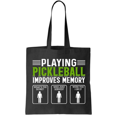 Playing Pickleball Improves Memory Funny Pickleball Bag