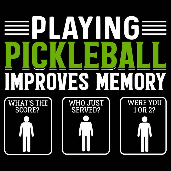 Playing Pickleball Improves Memory Funny Pickleball Mousepad