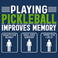 Playing Pickleball Improves Memory Funny Pickleball Infant Baby Jersey Bodysuit