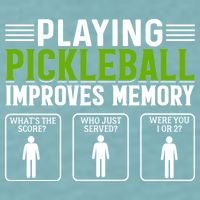 Playing Pickleball Improves Memory Funny Pickleball Sueded Cloud Jersey T-Shirt