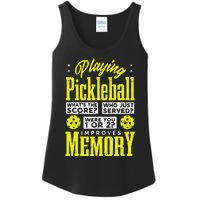 Playing Pickleball Improves Memory Dink Player Ladies Essential Tank