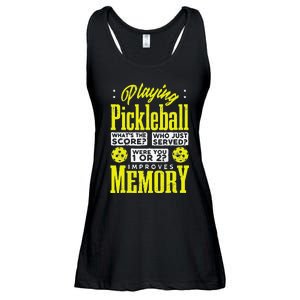 Playing Pickleball Improves Memory Dink Player Ladies Essential Flowy Tank