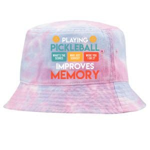 Playing Pickleball Improves Memory Pickleball Gift Tie-Dyed Bucket Hat