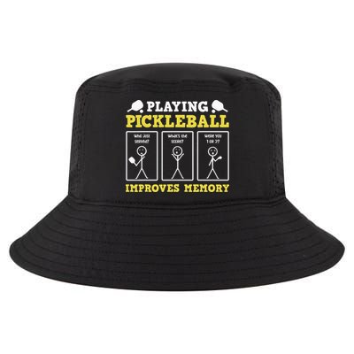 Playing Pickleball Improves Memory Dink Funny Pickleball Cool Comfort Performance Bucket Hat