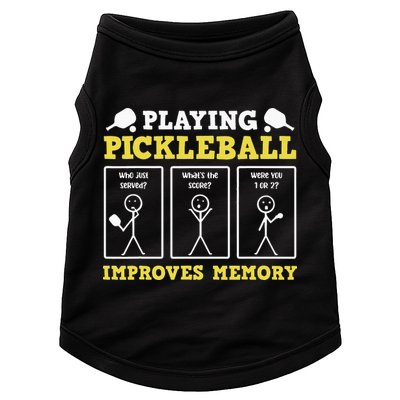 Playing Pickleball Improves Memory Dink Funny Pickleball Doggie Tank