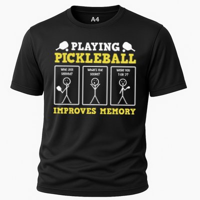 Playing Pickleball Improves Memory Dink Funny Pickleball Performance Shirt