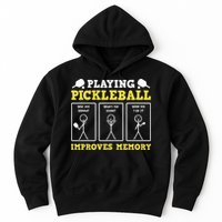 Playing Pickleball Improves Memory Dink Funny Pickleball Hoodie