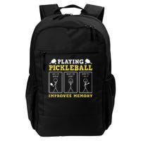 Playing Pickleball Improves Memory Dink Funny Pickleball Daily Commute Backpack