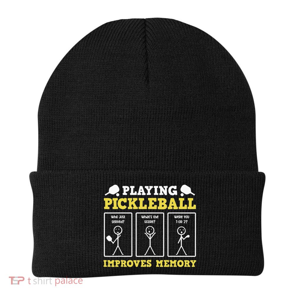 Playing Pickleball Improves Memory Dink Funny Pickleball Beanie