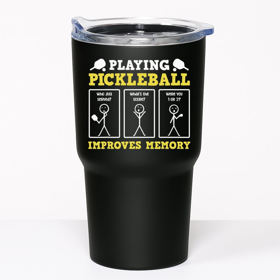 Playing Pickleball Improves Memory Dink Funny Pickleball Tumbler
