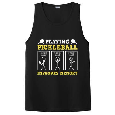 Playing Pickleball Improves Memory Dink Funny Pickleball PosiCharge Competitor Tank