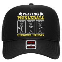 Playing Pickleball Improves Memory Dink Funny Pickleball Trucker Hat