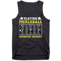 Playing Pickleball Improves Memory Dink Funny Pickleball Tank Top